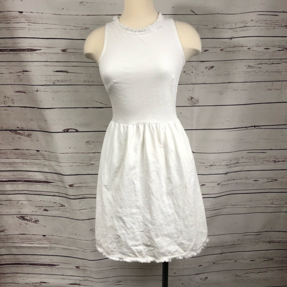 Madewell White Skater Dress‎